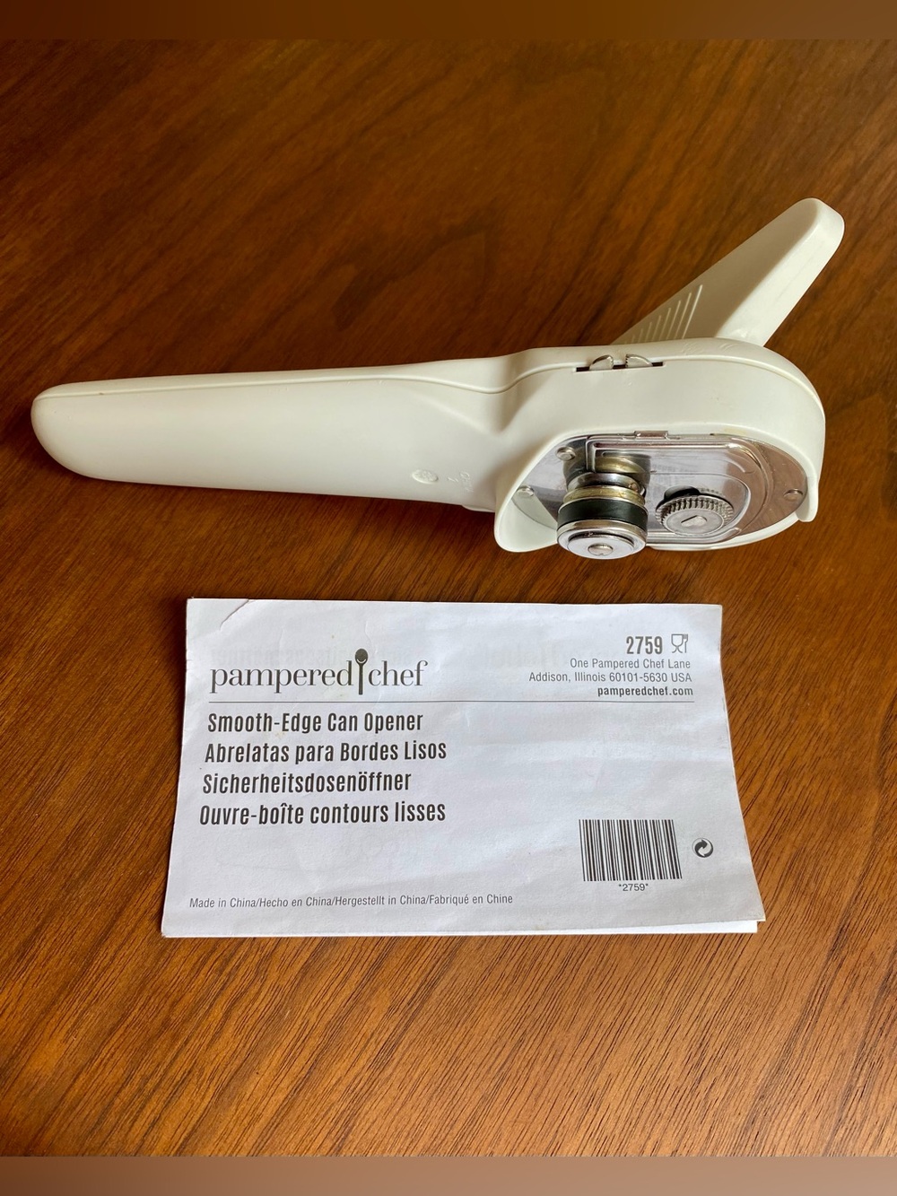 Pampered Chef Smooth Edge Can Opener #2759